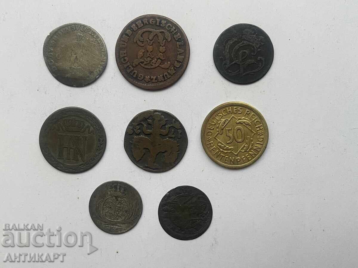Livrarea Germania 8 monede vechi Livrarea Germania 8 monede vechi