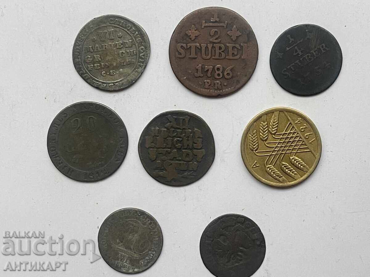 Germania 8 monede vechi Germania 8 monede vechi