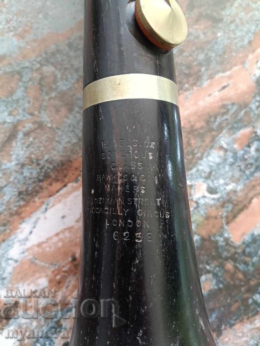 Кларинет, vintage ,  произведен от Hawkes & Son в Лондон - 6