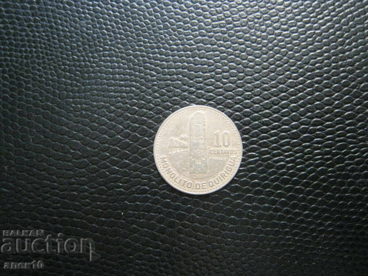 Guatemala 10 centavos 1983 cu preț € 0.30 | 0.59 BGN