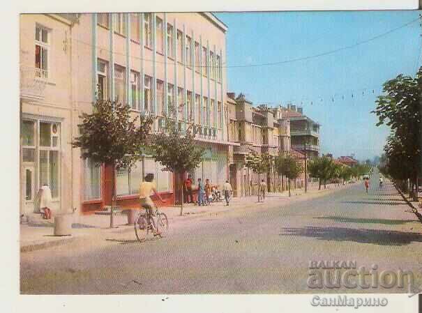 Carte poștală Bulgaria Elhovo Strada "Al. Stamboliyski"*