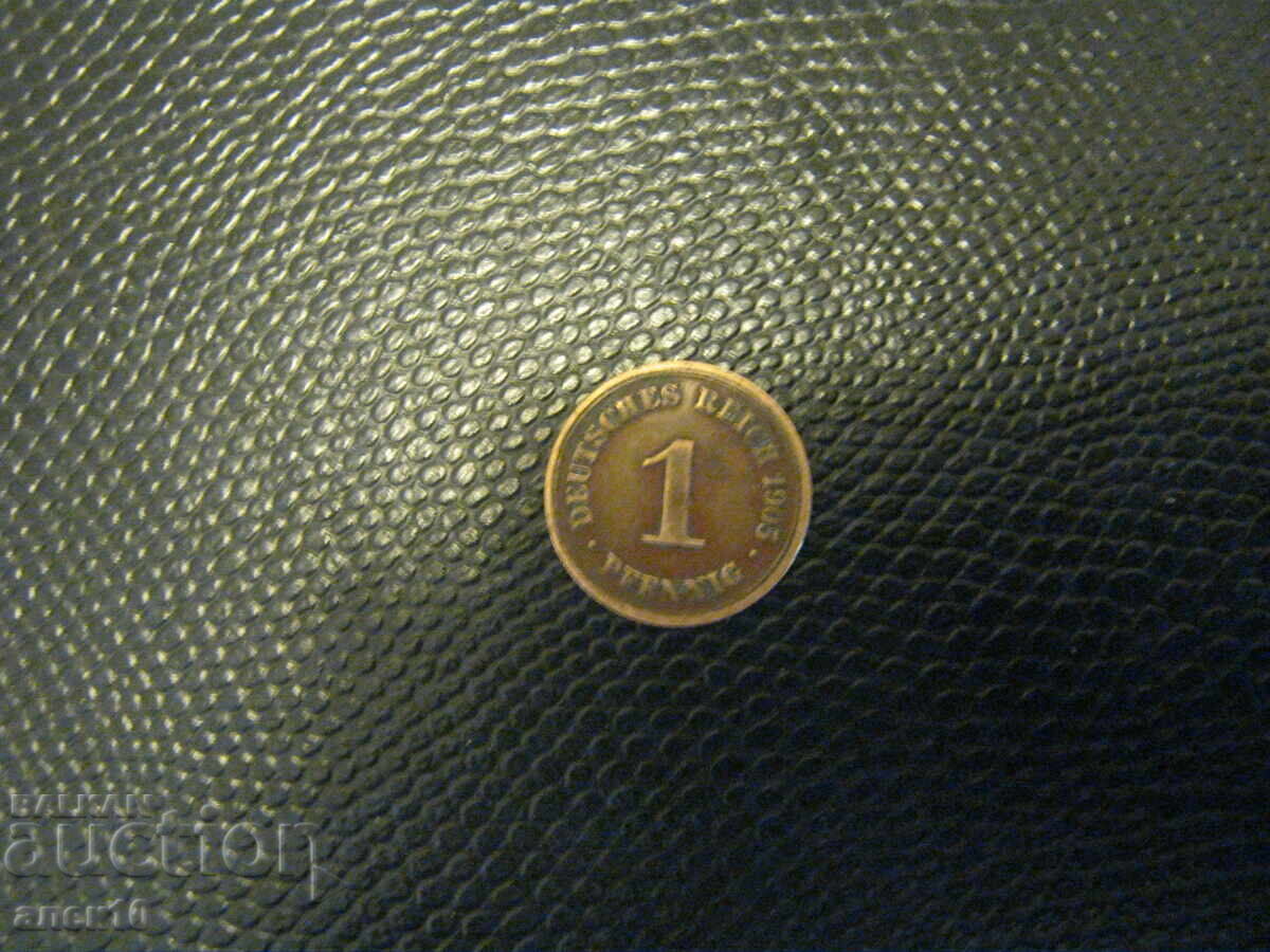 Γερμανία 1 πφέννιχ 1905