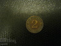 Germania 2 Pfenning 1924