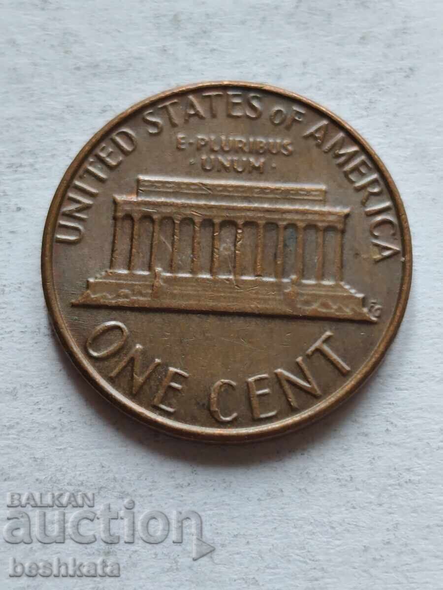 SUA - 1 cent (1982) cu preț € 0.09 | 0.18 BGN