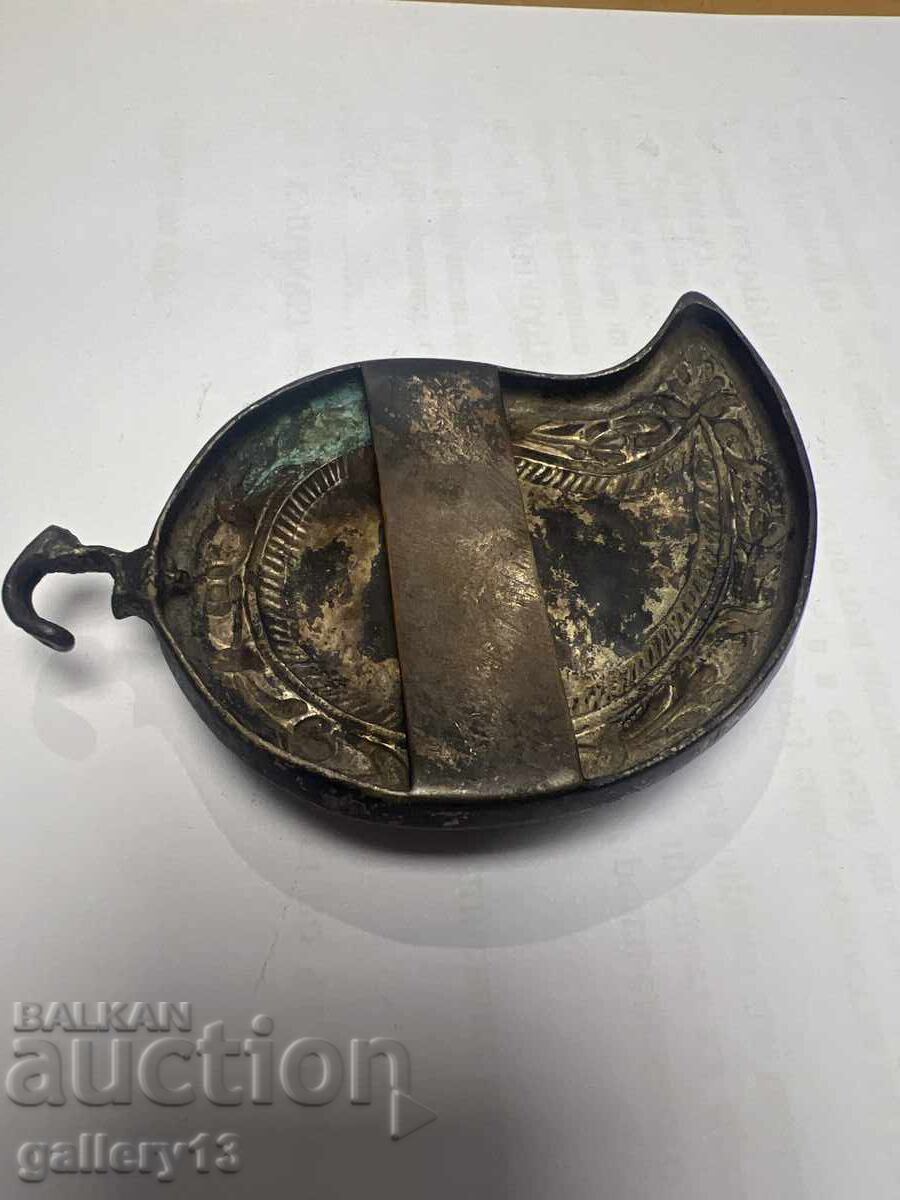 Licitație Paftă Motiv de Crăciun Argint Corn