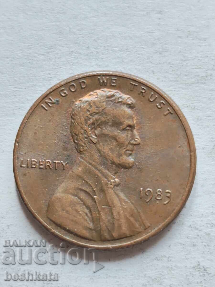 SUA - 1 cent (1983) SUA - 1 cent (1983)