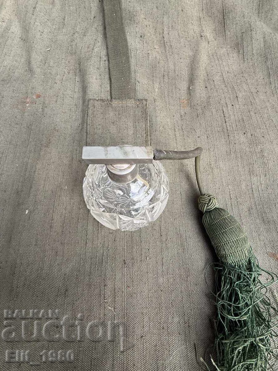 Sticluță de parfum de cristal cu pompiță - 5