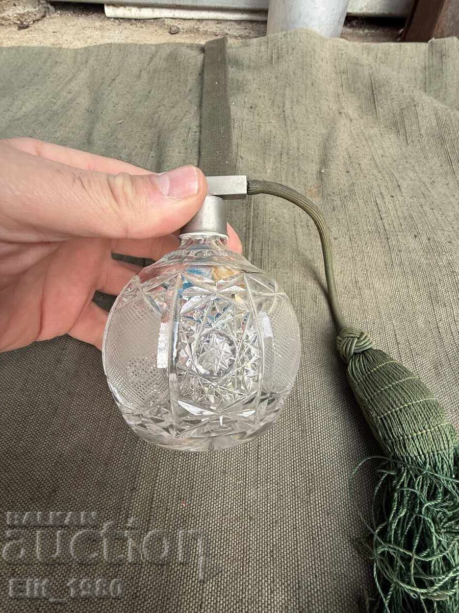 Sticluță de parfum de cristal cu pompiță - 6
