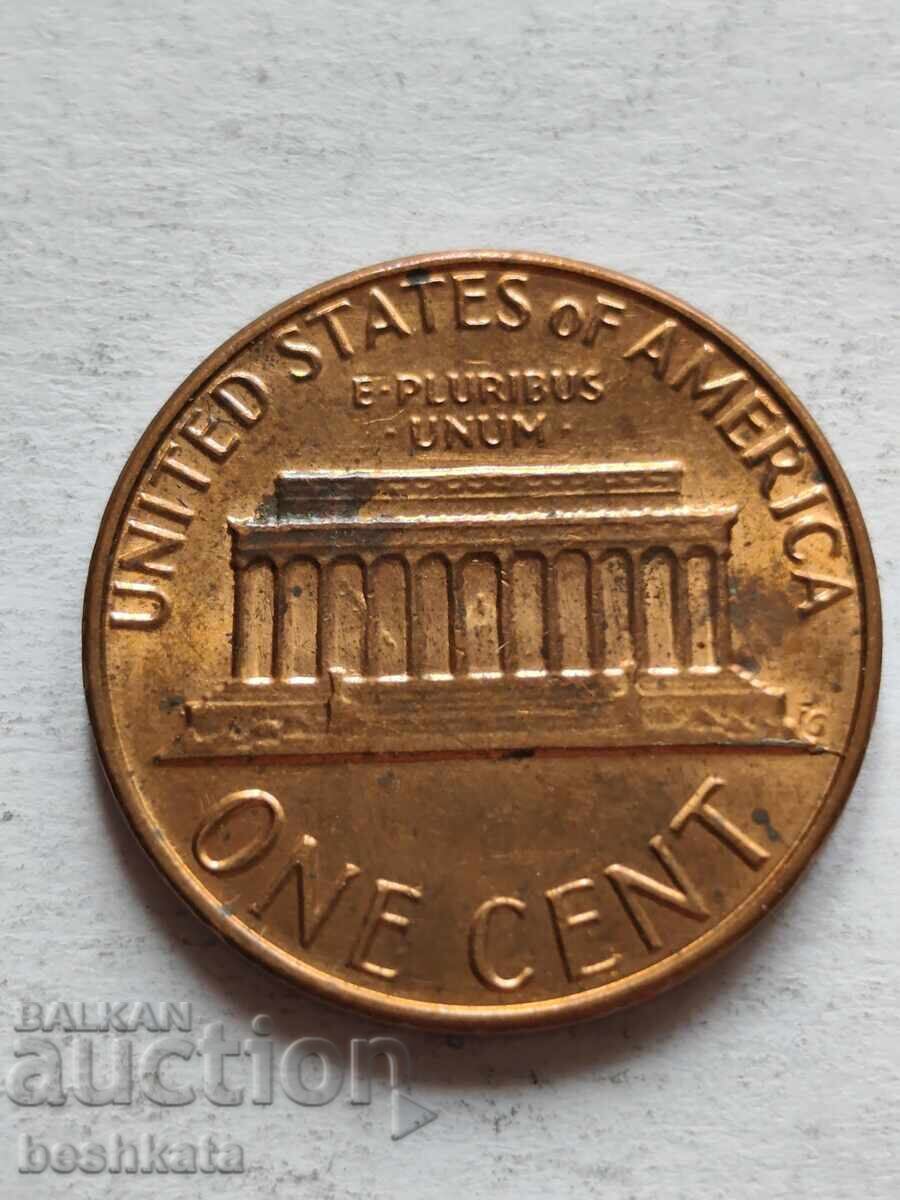 SUA - 1 cent (1983) cu preț € 0.12 | 0.23 BGN