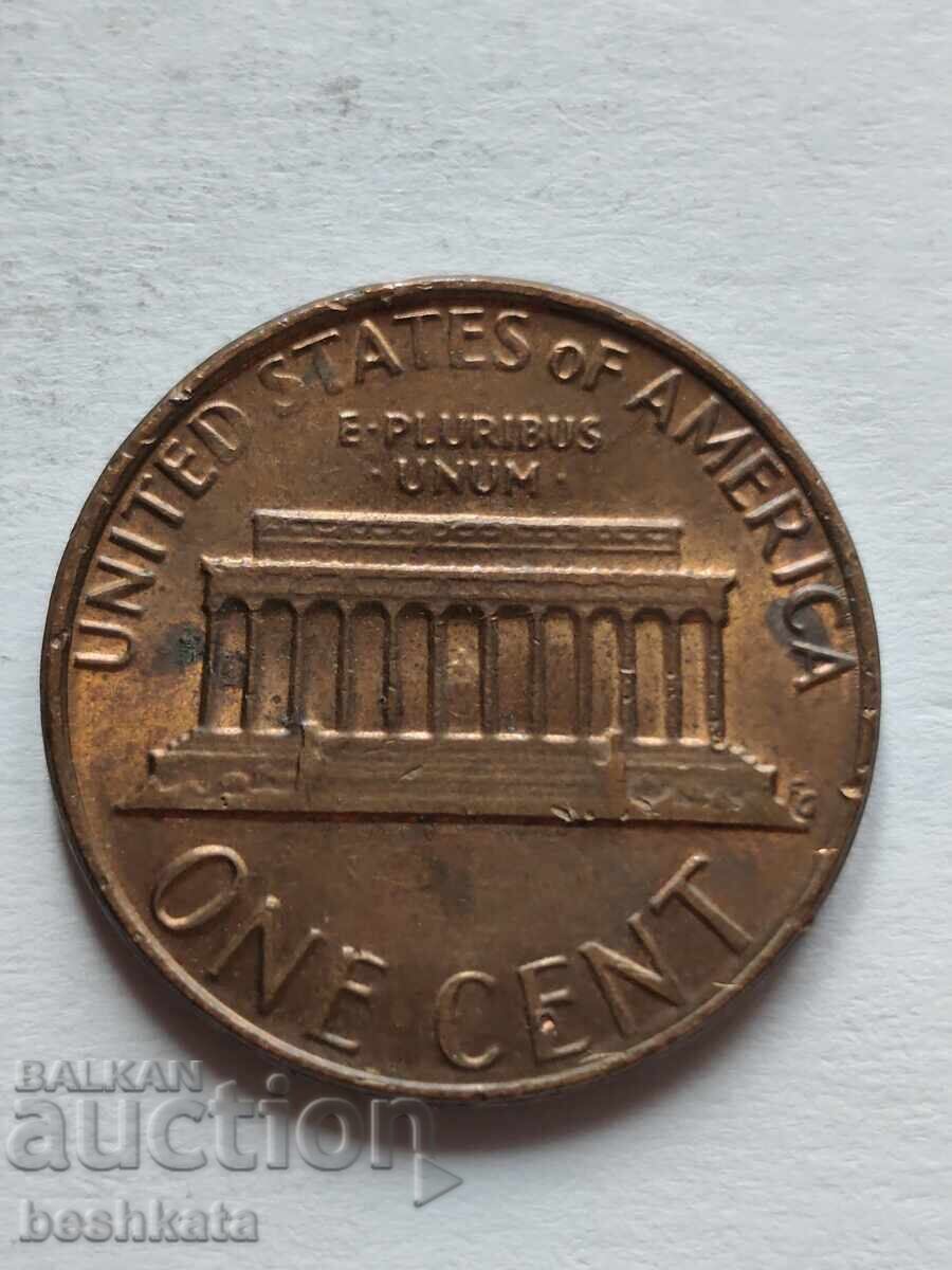 SUA - 1 cent (1983) cu preț € 0.12 | 0.23 BGN