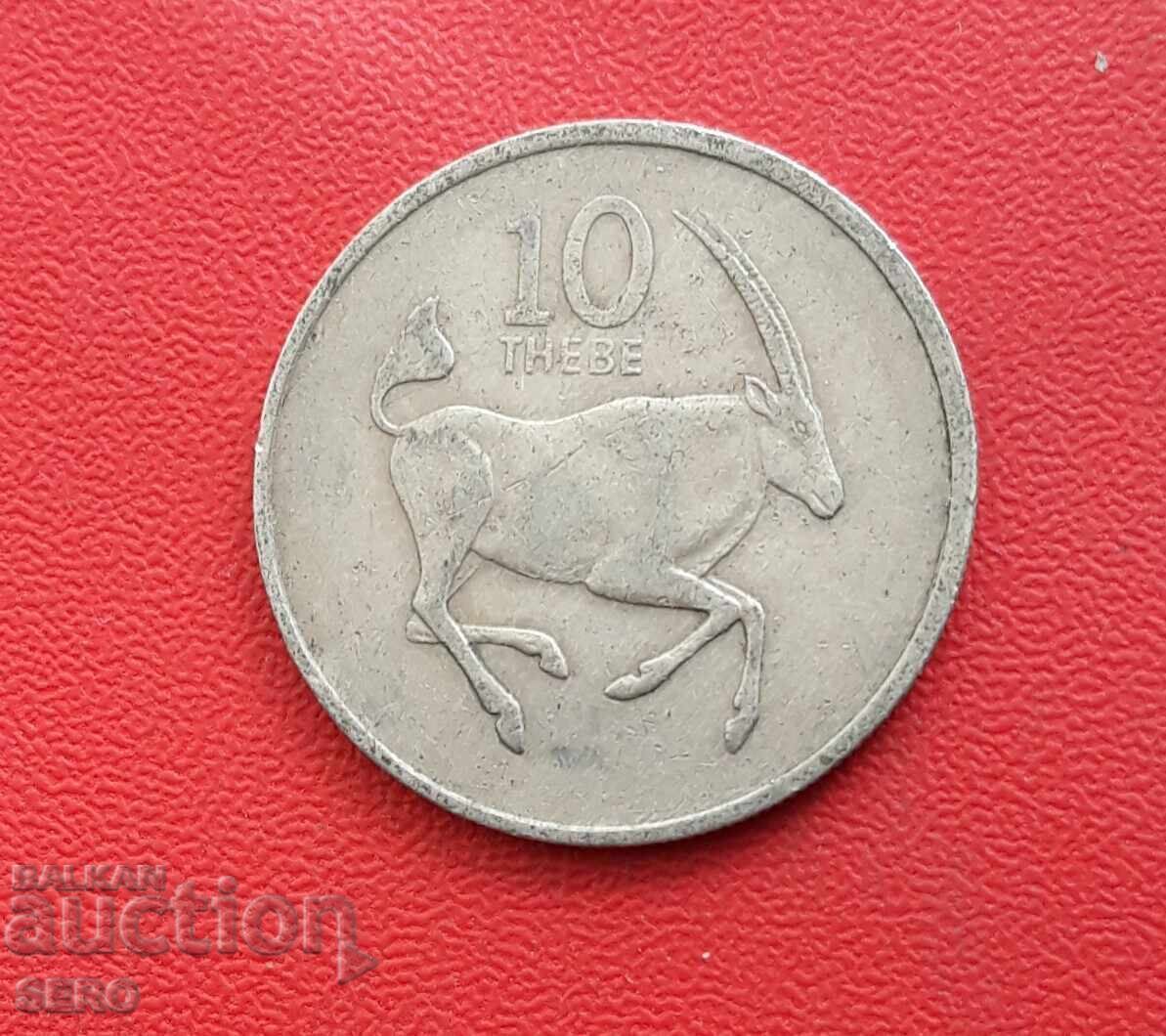 Botswana - 10 tebe 1989 Botswana - 10 tebe 1989