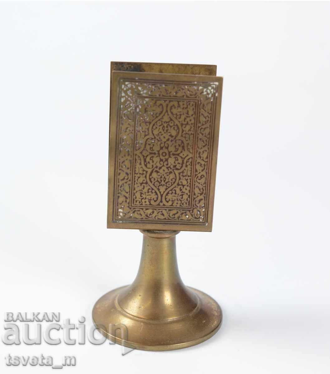 Αντίκα μπρούτζινος θήκη σπίρτων με τιμή € 5.00 | 9.78 BGN