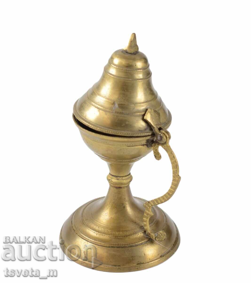 Αντίκα μπρούτζινο καντήλι - 5