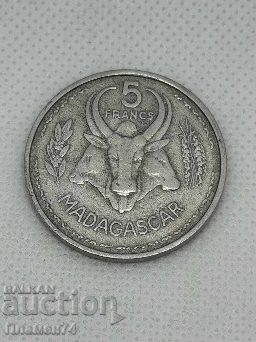 5 Francs 1953 Madagascar