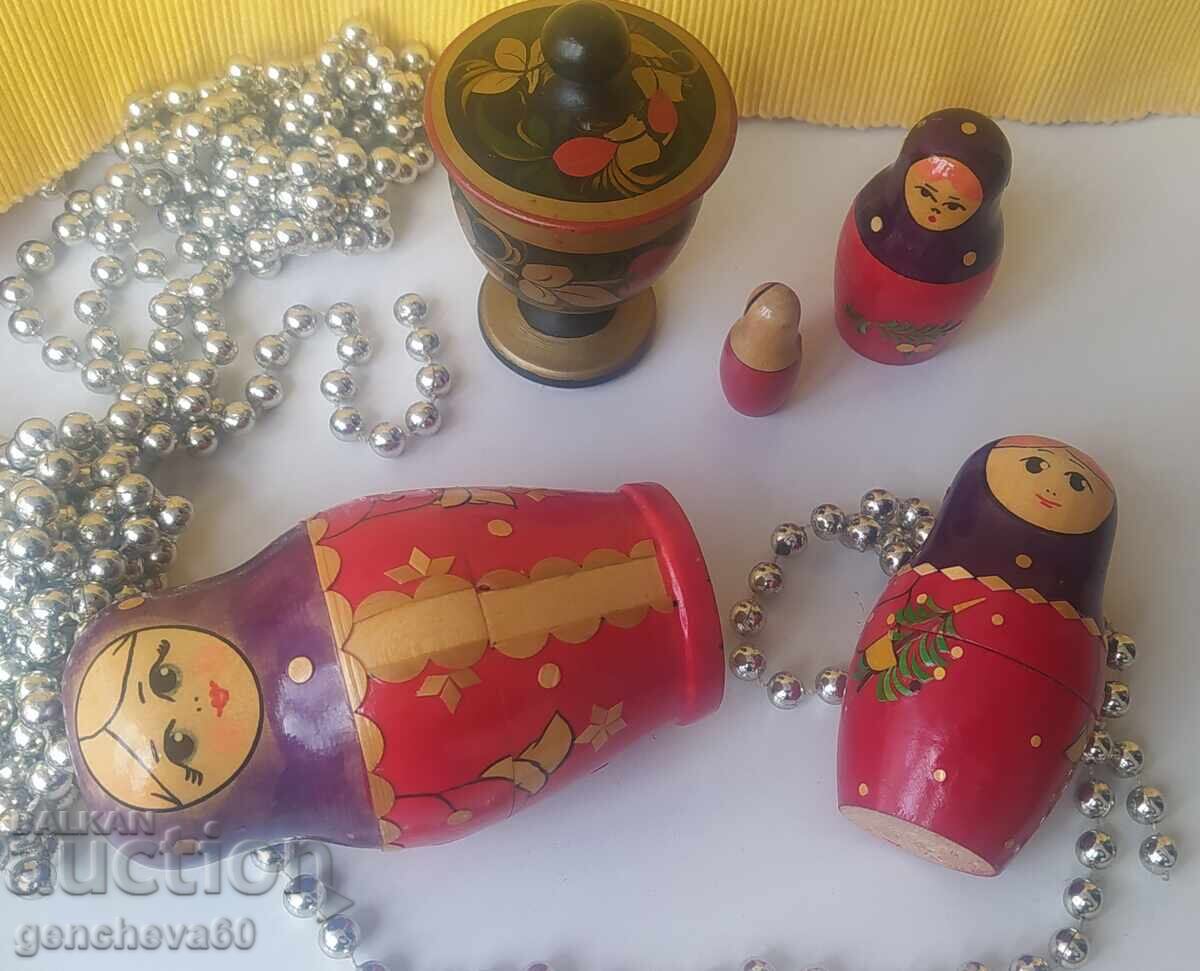 Auction Russian Matryoshka Doll and Box Auction Russian Matryoshka Doll and Box
