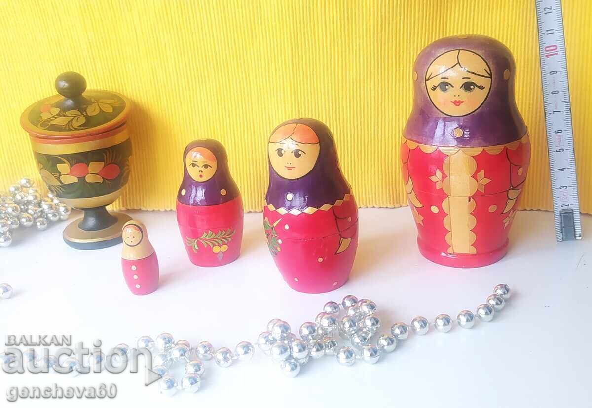 Russian Matryoshka Doll and Box - 6 Russian Matryoshka Doll and Box - 6