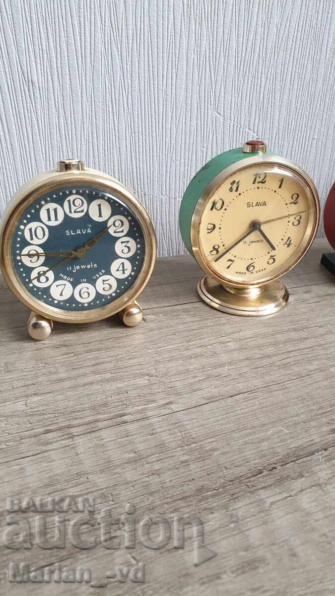 Lot de 5 ceasuri deșteptătoare vechi cu preț € 50.00 | 97.79 BGN