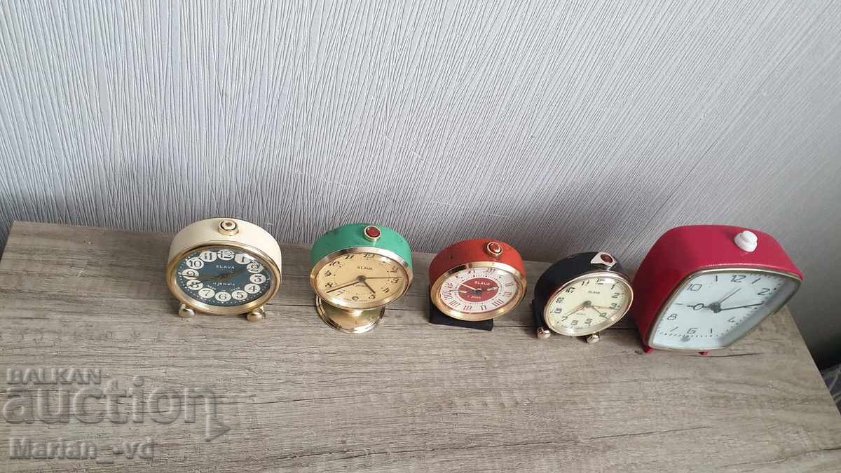 Lot de 5 ceasuri deșteptătoare vechi - 6
