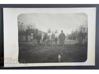 Fotografie veche militară, card