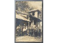 Fotografie veche militară, card