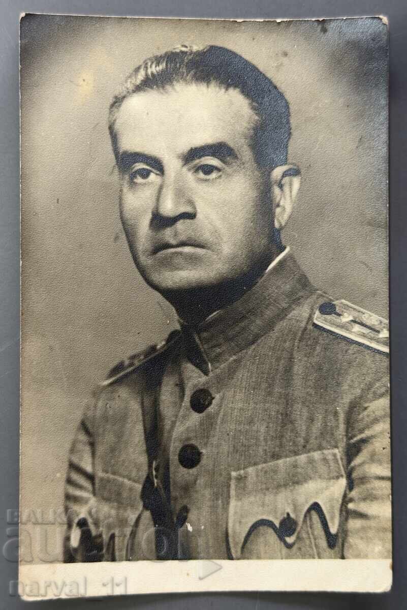 Fotografie veche militară, card