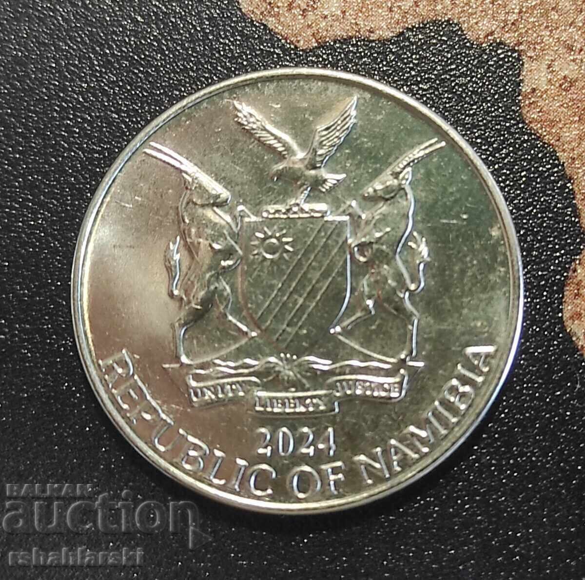 Monedă Namibia 10 cenți, 2024 cu preț € 9.50 | 18.58 BGN