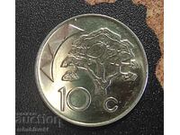 Monedă Namibia 10 cenți, 2024