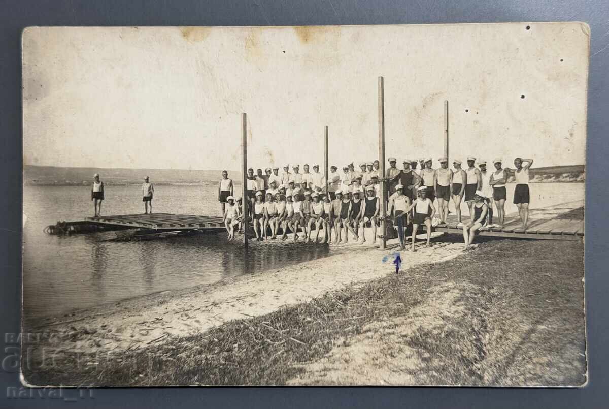 Fotografie veche militară, card