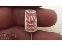 значка рекламна ,AJAX,марка почистващи препарати
