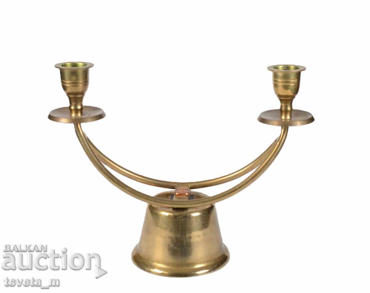 Antique bronze candlestick for two candles with price € 7.00 | 13.69 BGN