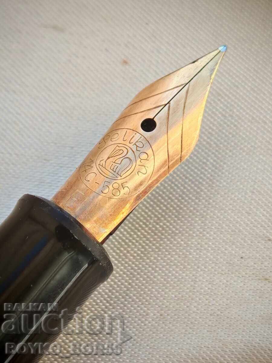 Σπάνια Γνήσια Γερμανική Πένα Pelikan 400 Χρυσό Μύτη 585 με τιμή € 190.00 | 371.61 BGN