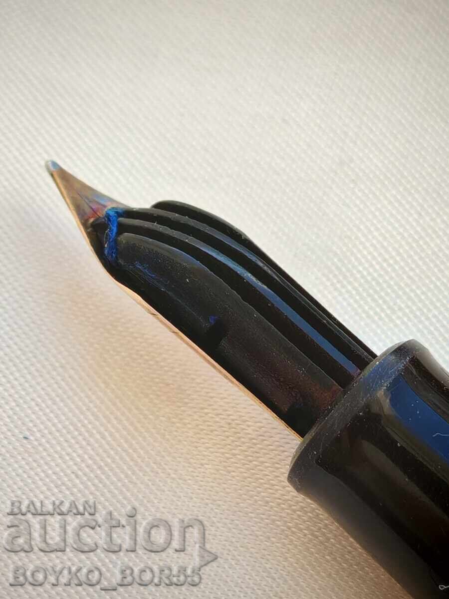 Auction RARE Original German Pen Pelikan 400 Gold Nib 585 Auction RARE Original German Pen Pelikan 400 Gold Nib 585