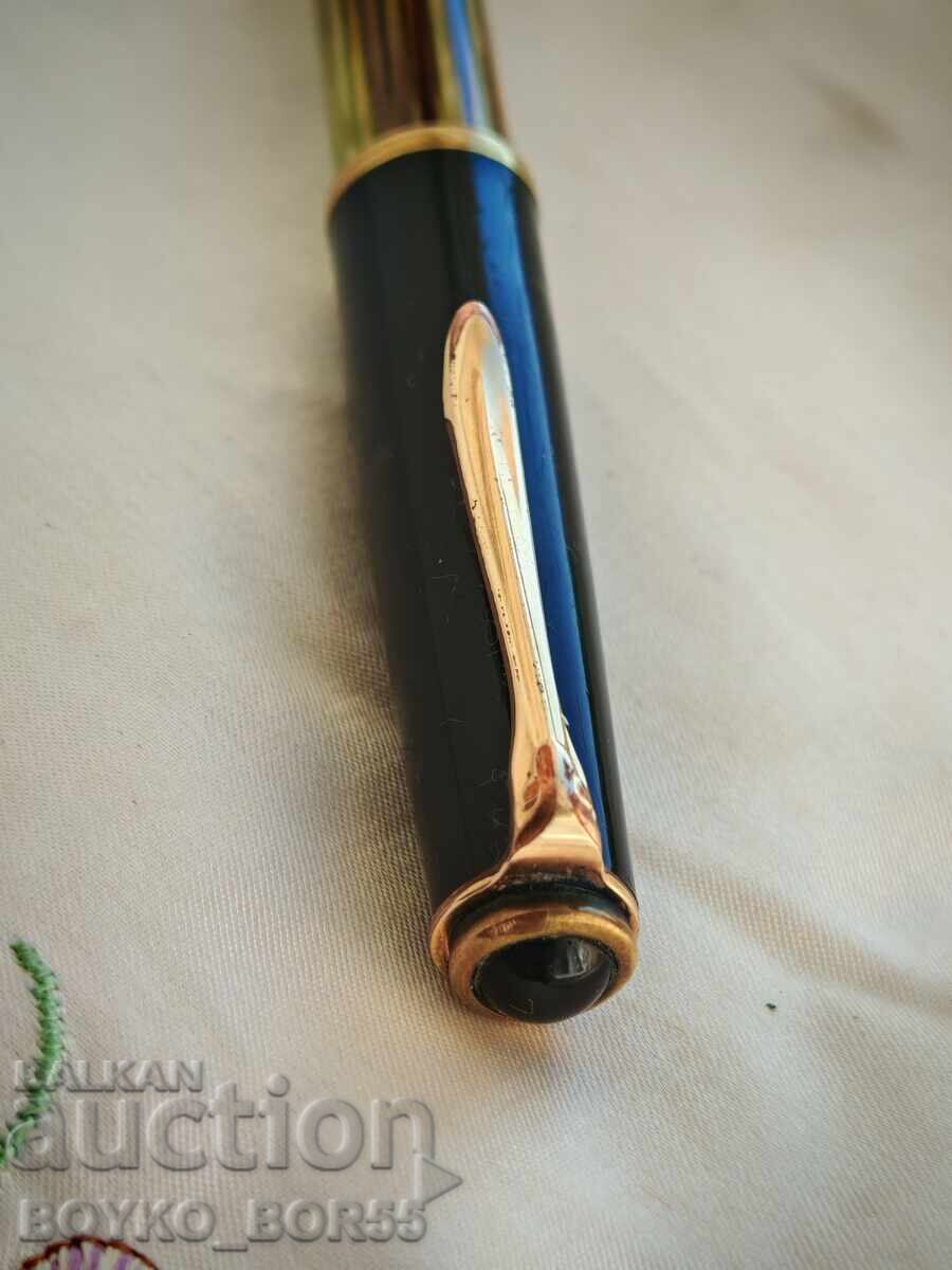 Σπάνια Γνήσια Γερμανική Πένα Pelikan 400 Χρυσό Μύτη 585 - 6