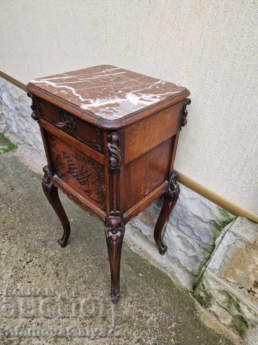 Livrarea Rar humidor antic francez din marmură masivă