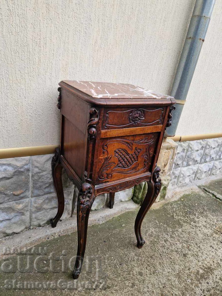 Rar humidor antic francez din marmură masivă - 5
