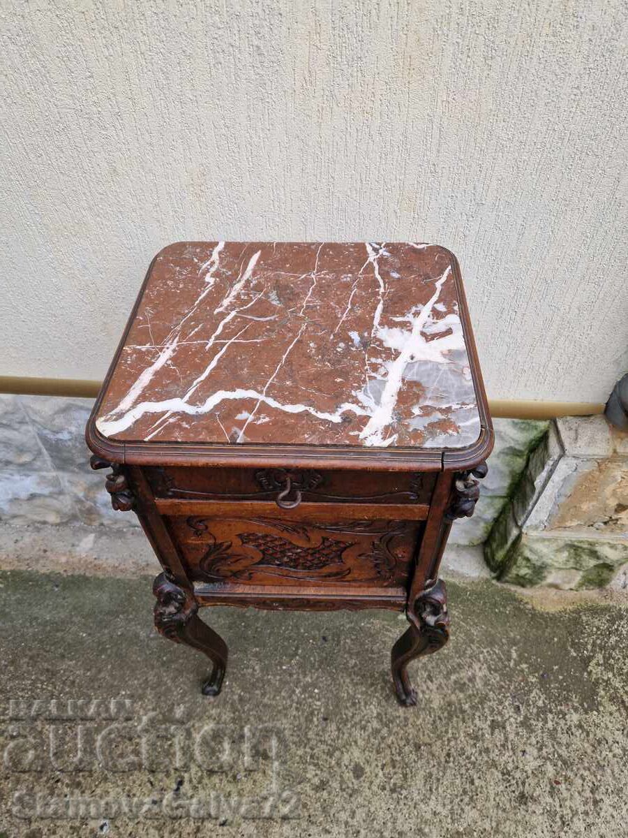 Rar humidor antic francez din marmură masivă - 6