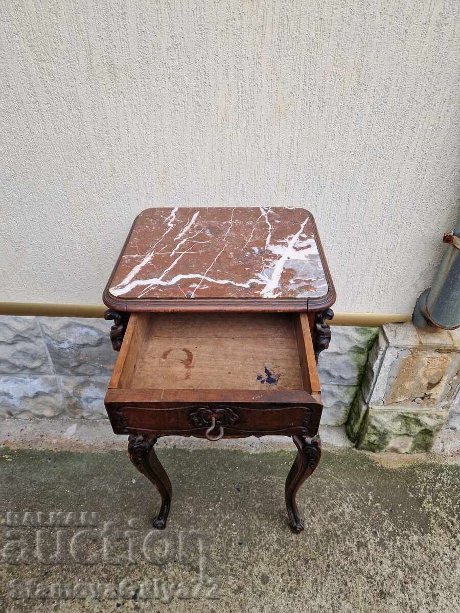 Rar humidor antic francez din marmură masivă - 7