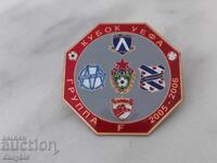 Футболна значка - Левски - Купа на УЕФА - 2005 -06 г