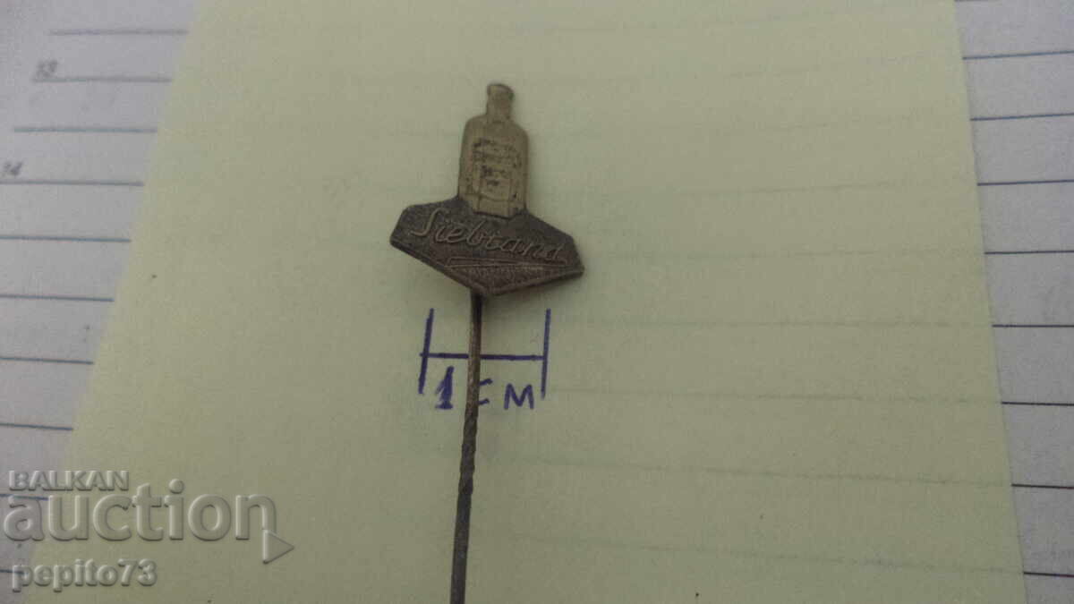 Licitație Znachka reklamna, Siebrand, marcă băuturi