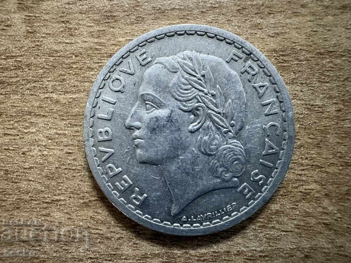 Franța - 5 franci (1945) cu preț € 0.33 | 0.65 BGN