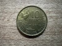 Γαλλία - 10 φράγκα (1951)