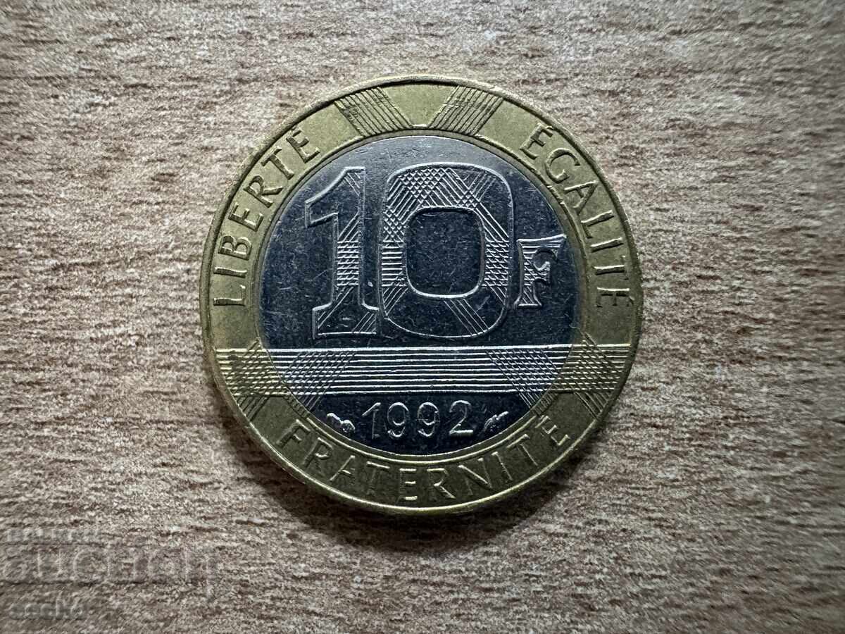 Franța - 10 franci (1992)