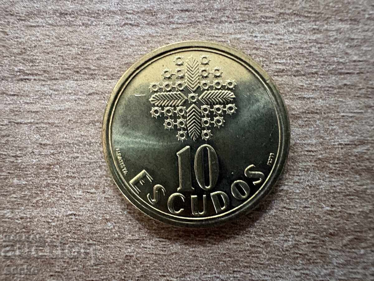 Portugal - 10 Escudos (1992)