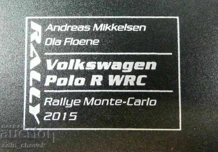 1/43 IXO DIREKT VOLKSWAGEN POLO R WRC Monte Carlo 2015 Nova με τιμή € 39.00 | 76.28 BGN