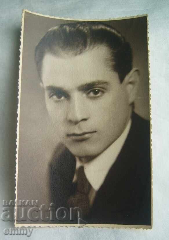 Fotografie veche din 1936 - tânăr, Kazanlăk