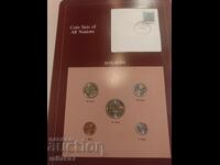 Set of coins and postage stamp, Malaysia