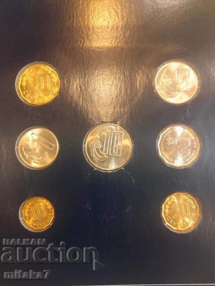 Παράδοση Σετ νομισμάτων και γραμματοσήμου, Ουρουγουάη