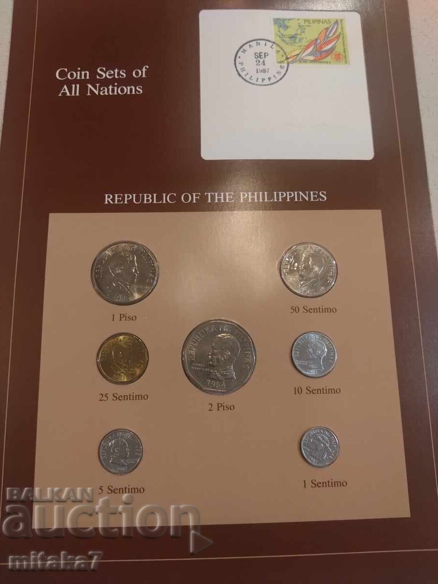 Set de monede și timbru poștal, Filipine