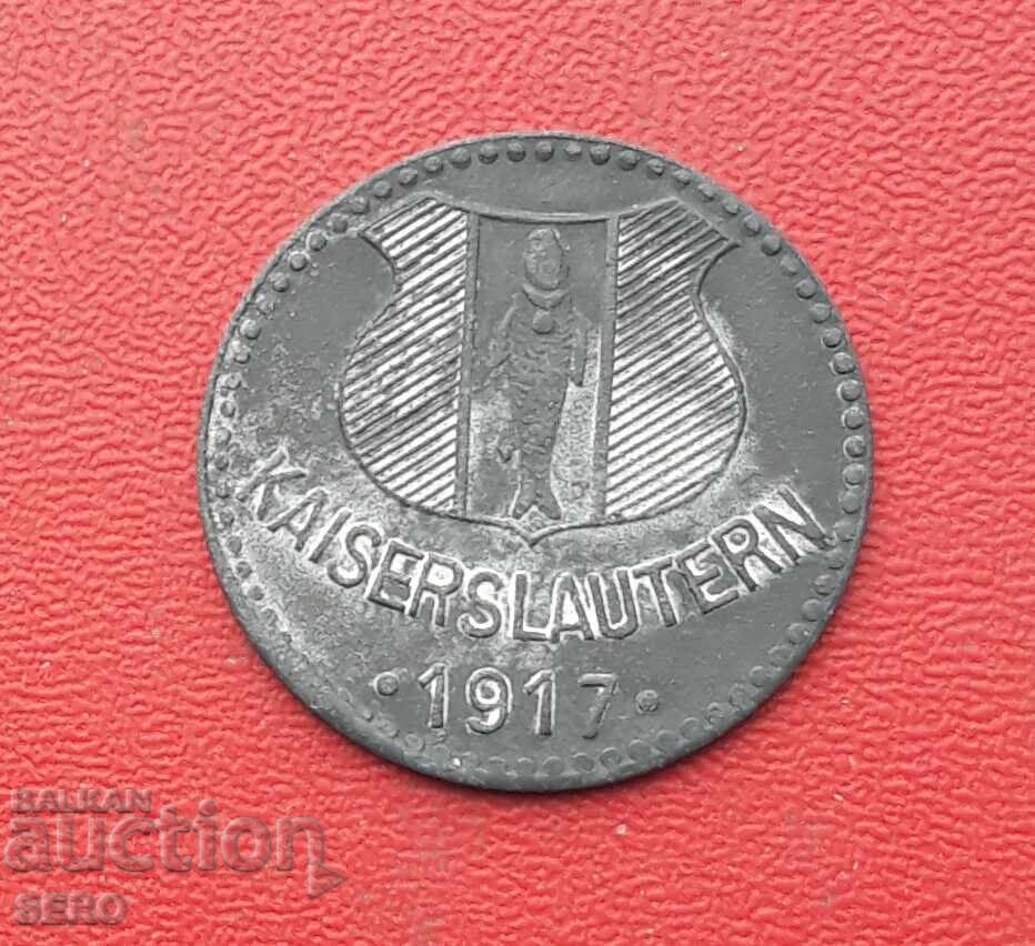 Germania-Rayland-Palatinat-Kaiserslautern-10 pfennig 1917 cu preț € 4.00 | 7.82 BGN