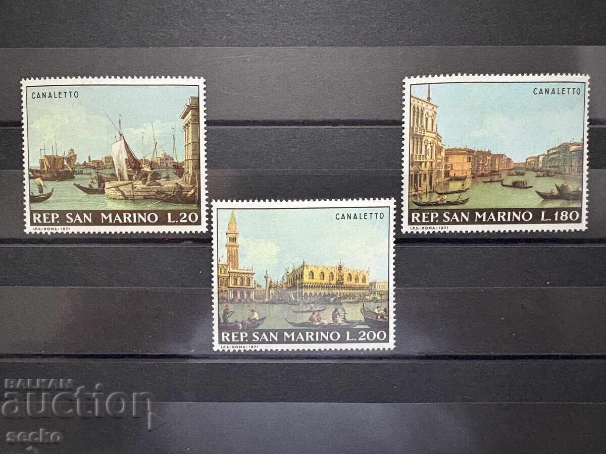 San Marino - Picturi de Antonio Canaletto (1971) MNH